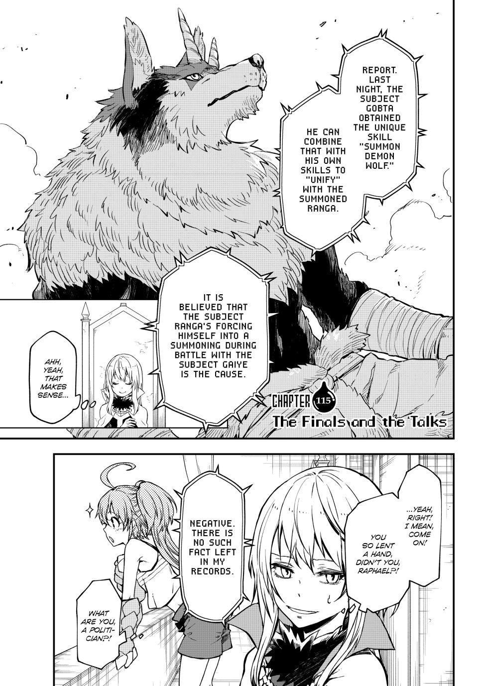 That Time I Got Reincarnated as a Slime, Chapter 115 image 01